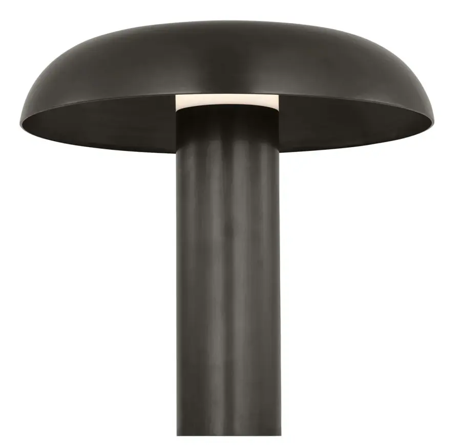 Louver LED Table Lamp in Dark Bronze - Image 4