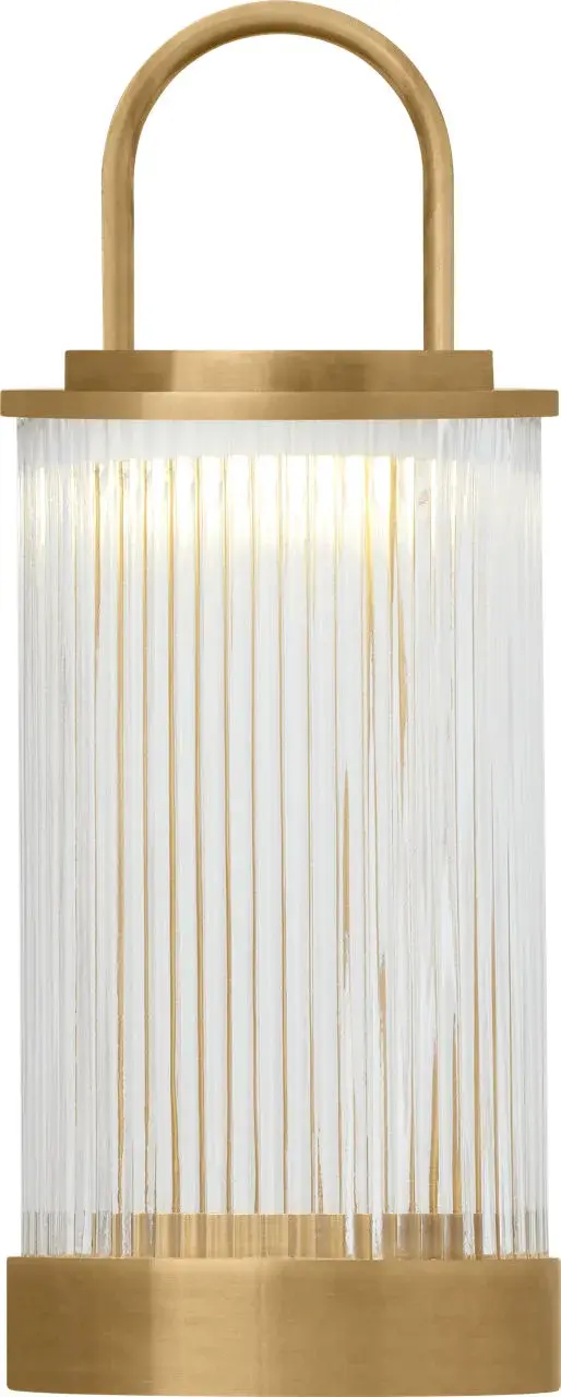 The Tawa Accent Lamp by Sean Lavin delivers exceptional portability with its rechargeable design, offering 12-14 hours of battery life and adjustable brightness. Its Natural Brass finish and vintage-inspired aesthetic make it perfect for both indoor and outdoor settings.