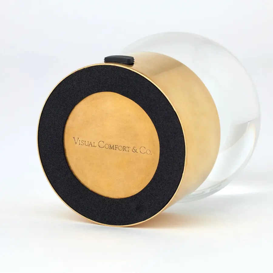 Mina Accent Rechargeable Table Lamp in Natural Brass - Image 5