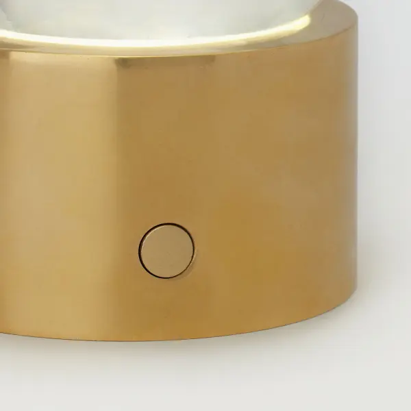Mina Accent Rechargeable Table Lamp in Natural Brass - Image 7