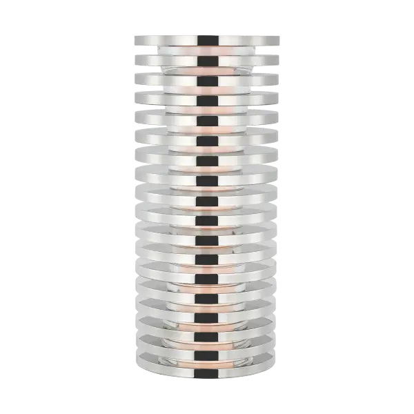The Quoddy Small Table Lamp combines nautical-inspired design with sophisticated transitional styling. Its polished nickel finish offers timeless versatility, while the warm 2700K LED provides excellent color rendering (90 CRI) for residential and hospitality settings.