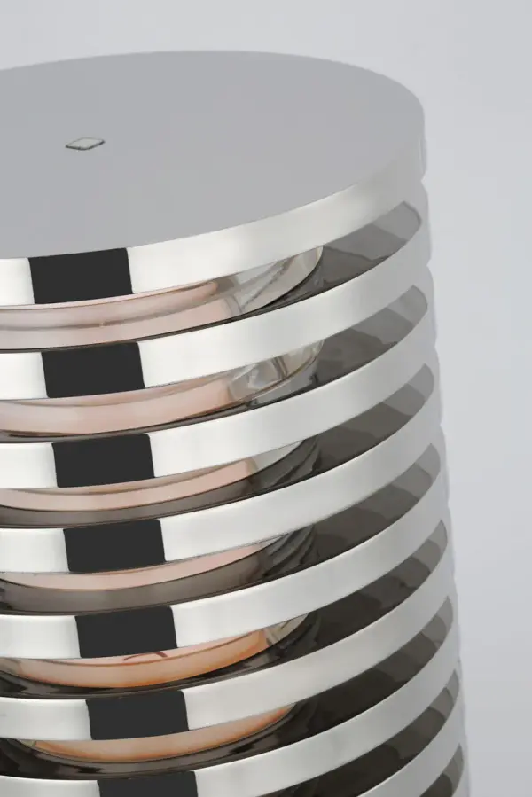 Quoddy Small Table Lamp in Polished Nickel - Image 3