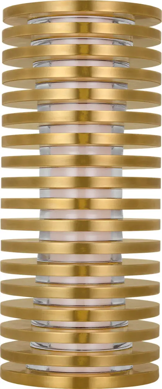Quoddy Small Table Lamp in Natural Brass - Image 1