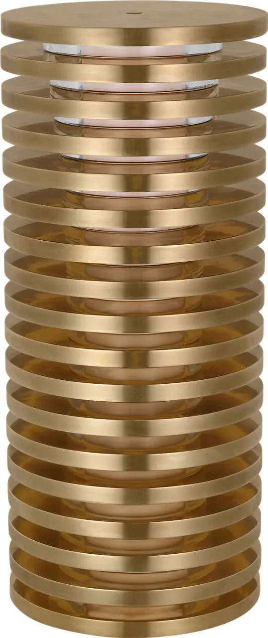 Quoddy Small Table Lamp in Natural Brass - Image 2