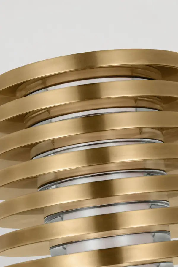 Quoddy Small Table Lamp in Natural Brass - Image 4