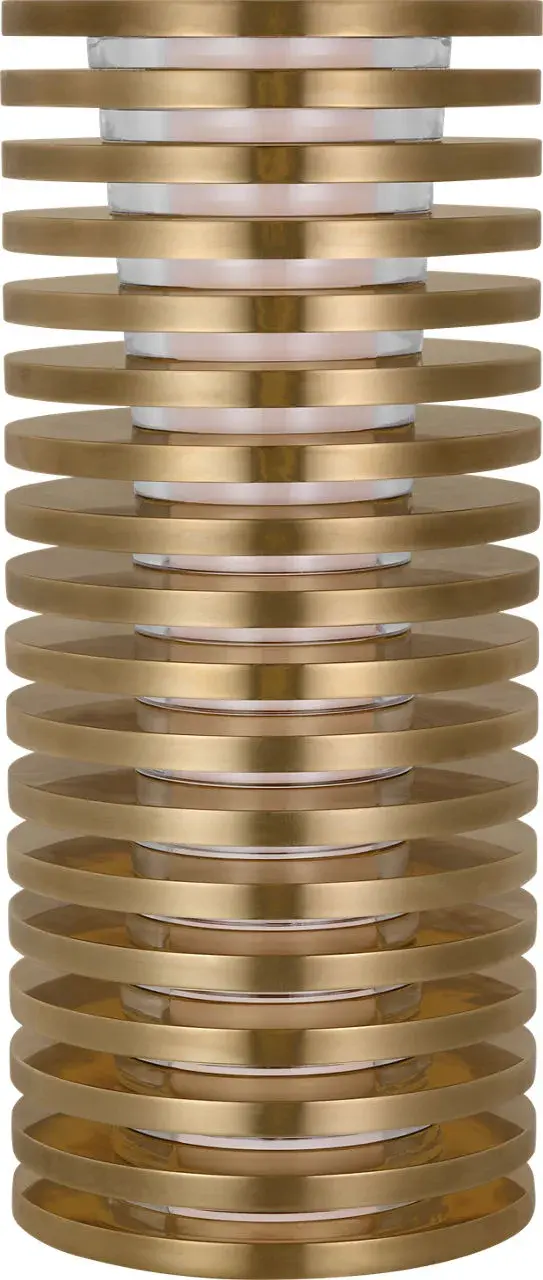 Quoddy Small Table Lamp in Natural Brass - Image 5