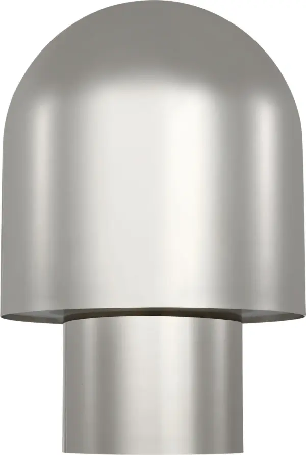 The Kennett Small Table Lamp combines refined craftsmanship with a sophisticated polished nickel finish. Its compact size makes it perfect for intimate spaces while delivering warm 2700K lighting with exceptional 90 CRI color rendering. - alternate view