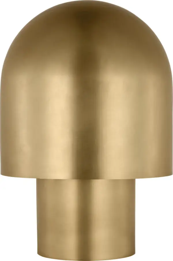 The Kennett Small Table Lamp combines refined brass craftsmanship with high-quality 2700K LED lighting. Its compact size makes it perfect for intimate spaces while the natural brass finish adds warmth and sophistication. - alternate view