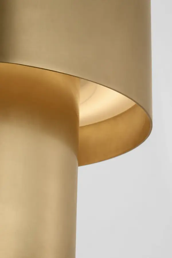 Kennett Small Table Lamp in Natural Brass - Image 4