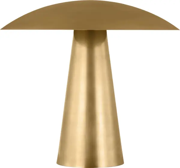 Aegis Medium Table Lamp in Natural Brass - Image 4