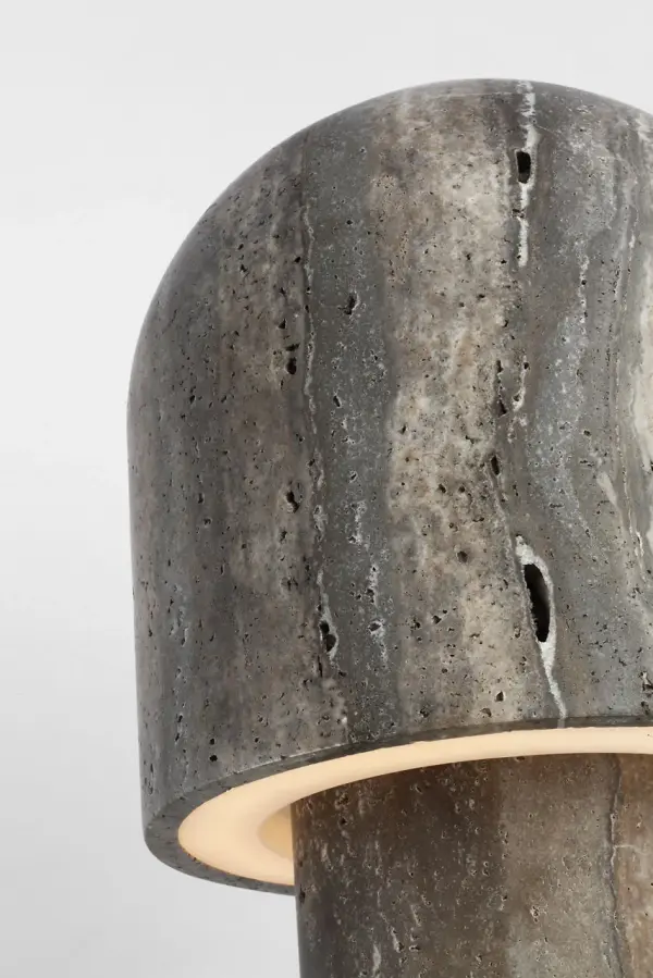 Kennett Small Travertine Table Lamp - Image 5