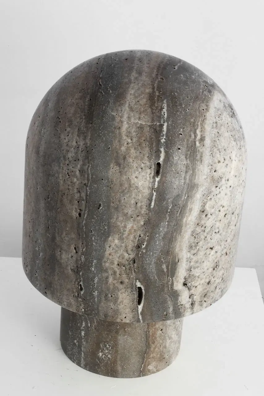 Kennett Small Travertine Table Lamp - Image 6
