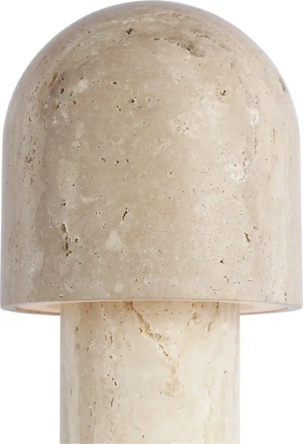 Kennett Small Travertine Table Lamp - Image 4