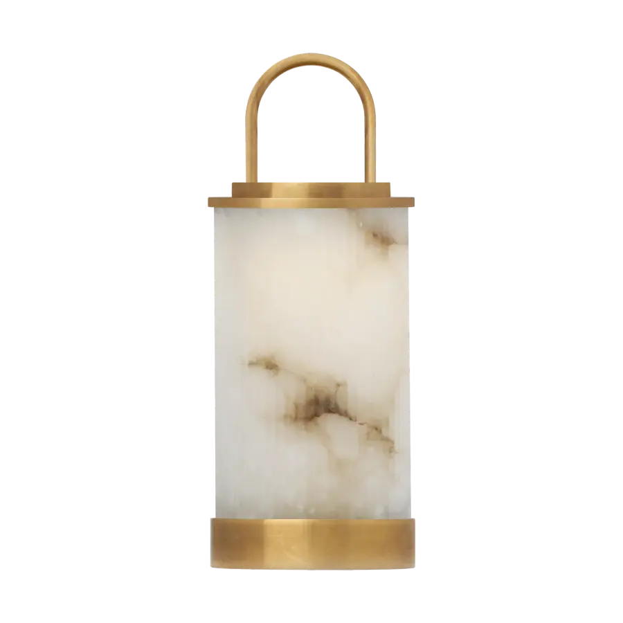 Tawa Alabaster Accent Rechargeable Table Lamp - Image 1
