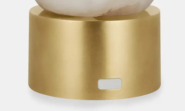 Mina Alabaster Accent Rechargeable Table Lamp - Image 4