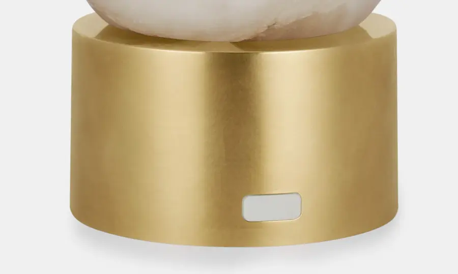 Mina Alabaster Accent Rechargeable Table Lamp - Image 4