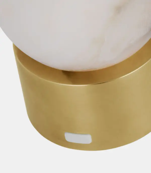 Mina Alabaster Accent Rechargeable Table Lamp - Image 5