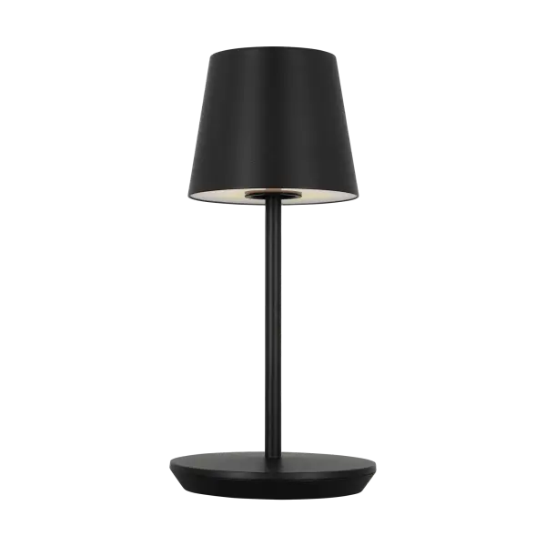The Nevis Short by Sean Lavin combines portability with sophisticated lighting. This rechargeable LED accent lamp offers three dimming levels, 12-14 hour battery life, and USB-C charging. Perfect for indoor and outdoor use. - alternate view