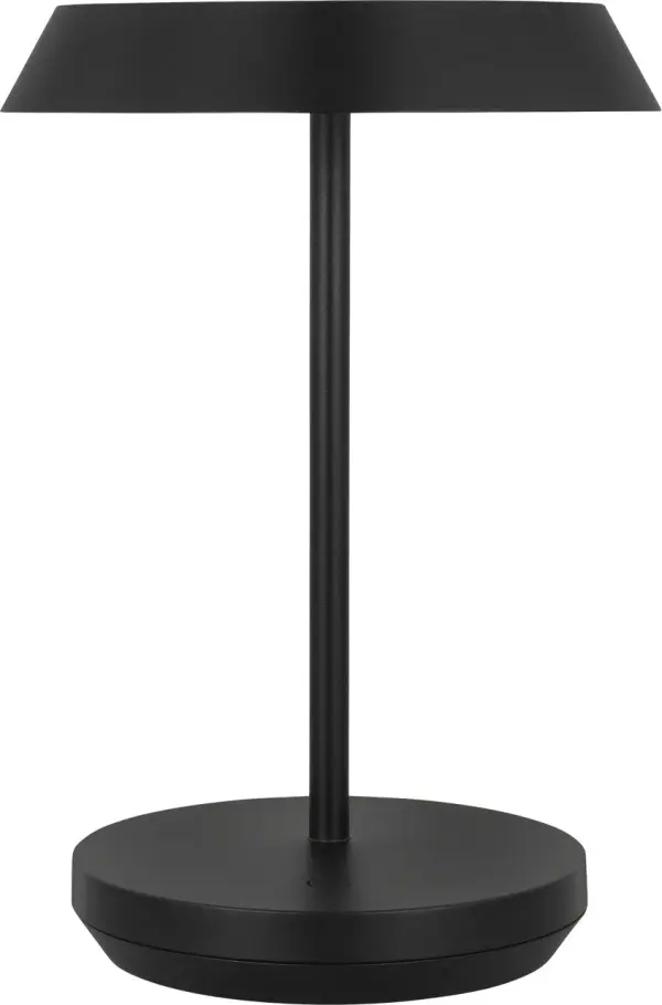 The Tepa Short by Sean Lavin combines minimalist design with modern convenience. This cordless rechargeable table lamp features a sleek metal construction, 3-step touch dimming, and up to 14 hours of battery life. Perfect for indoor and outdoor use. - alternate view