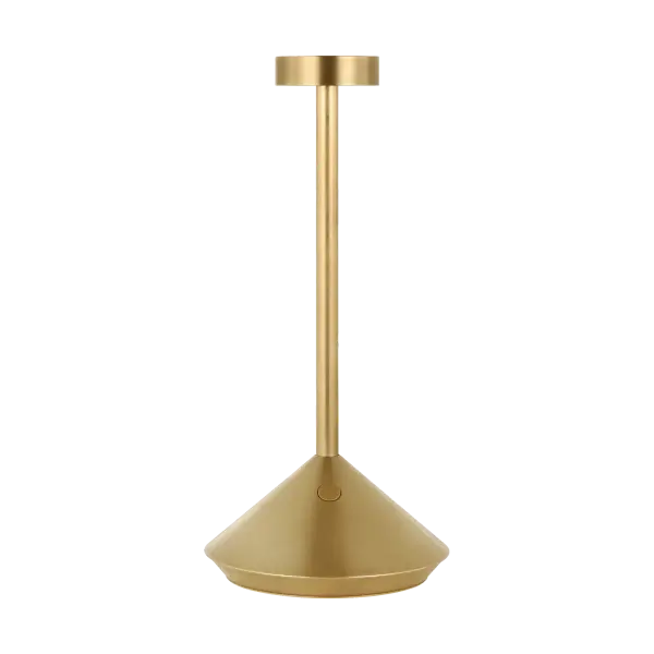 The Moneta Short by Sean Lavin combines portability with sophistication. Its rechargeable design and 3-step touch dimmer make it perfect for indoor and outdoor use, offering 12-14 hours of cordless illumination.