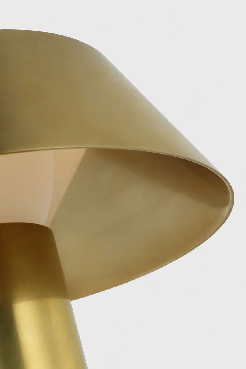 Sesa LED Table Lamp in Hand Rubbed Antique Brass - Image 3