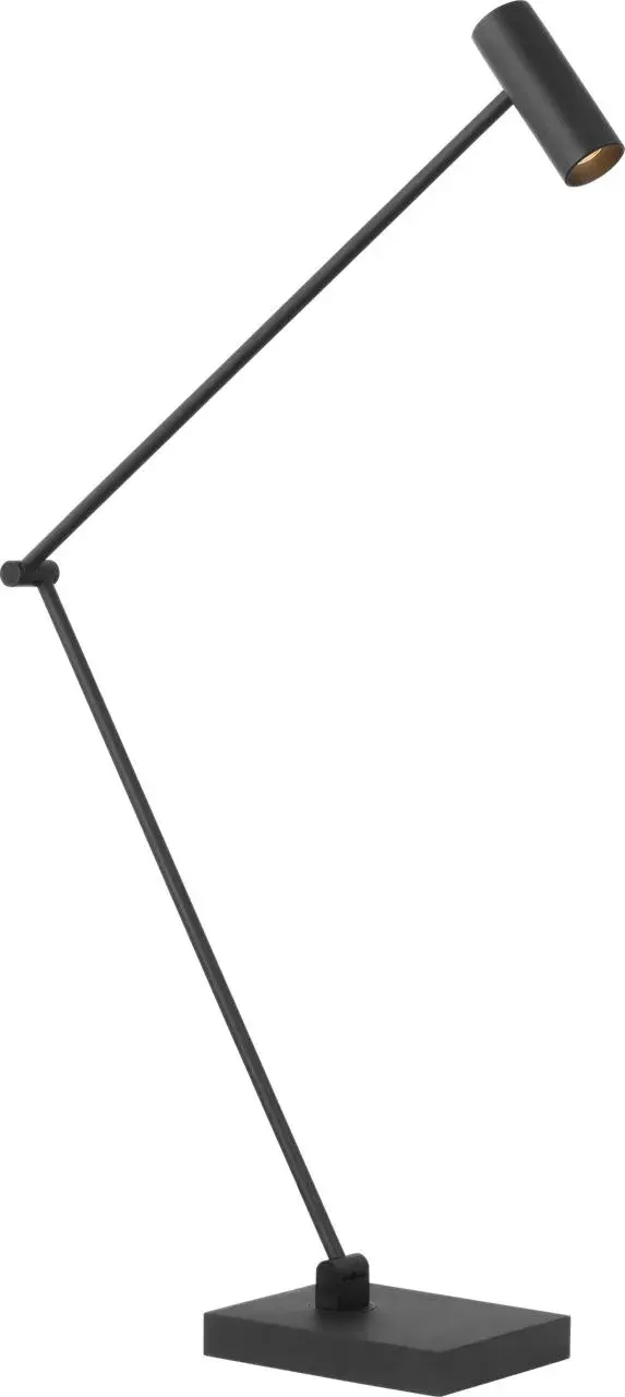 The Ponte X-Large Table Lamp combines contemporary design with premium lighting technology. Finished in elegant Nightshade Black, it features integrated 3000K LED with 90 CRI for exceptional color rendering and warm ambiance. - alternate view