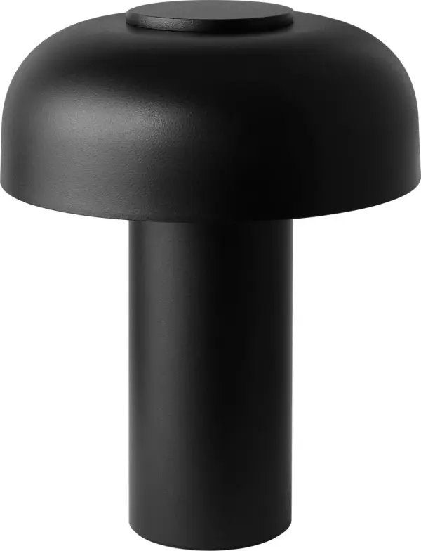 Louver 9" Rechargeable Table Lamp in Black - Image 2