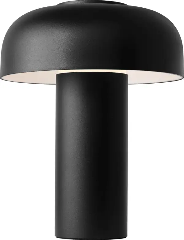 Louver 9" Rechargeable Table Lamp in Black - Image 3