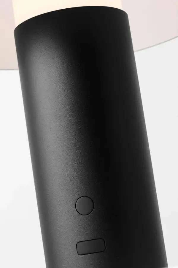 Louver 9" Rechargeable Table Lamp in Black - Image 4
