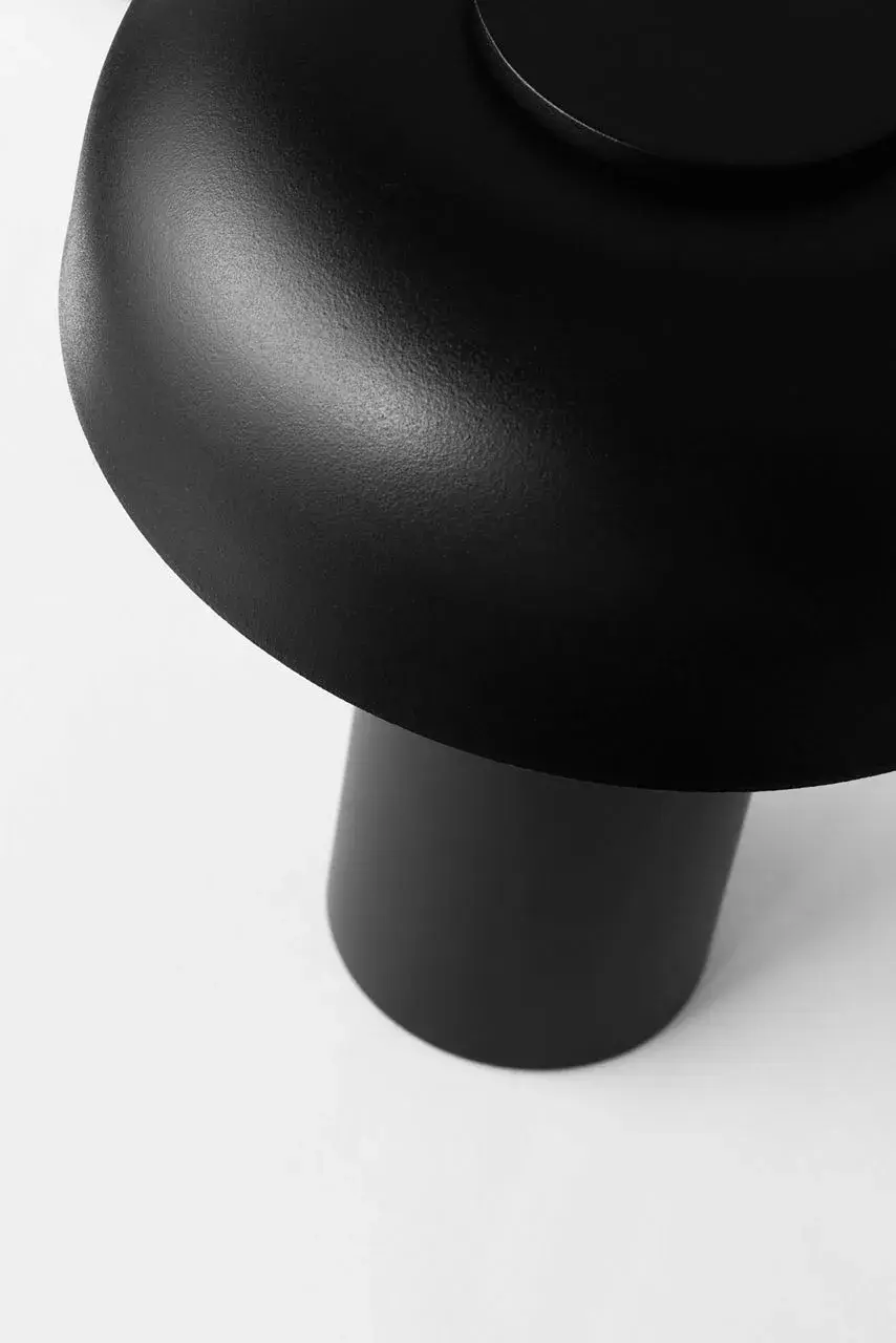 Louver 9" Rechargeable Table Lamp in Black - Image 5