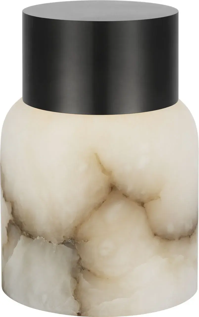 Caspe Alabaster Rechargeable Table Lamp - Image 1