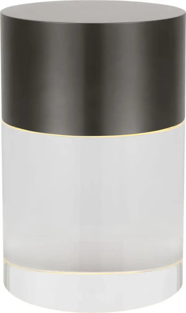 The Caspe 6" rechargeable table lamp combines contemporary design with cordless convenience. Featuring warm 2700K lighting with exceptional 90 CRI color rendering, this portable lamp delivers restaurant-quality ambiance anywhere. - alternate view
