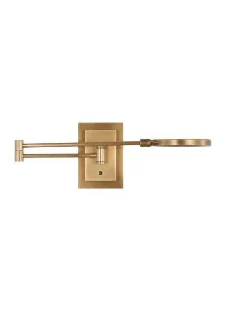Spectica LED Wall Sconce in Plated Brass