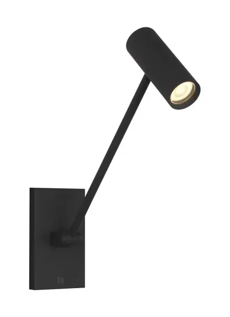Ponte LED Wall Sconce in Nightshade Black