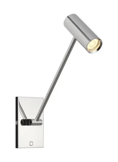 Ponte LED Wall Sconce in Polished Nickel