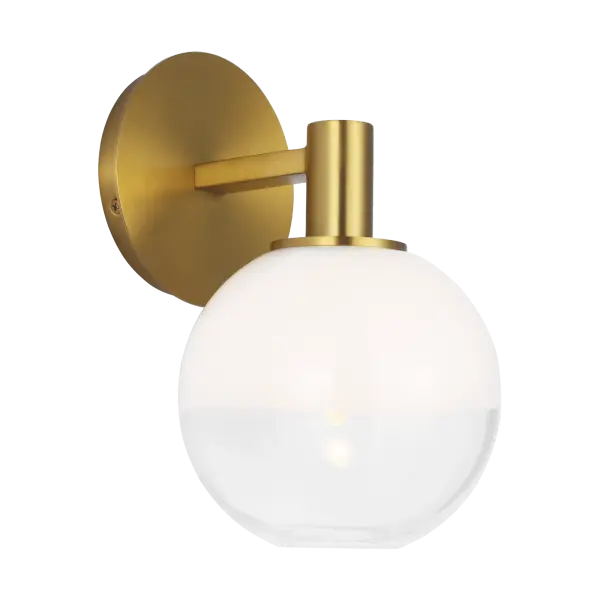 The Torian Small Sconce delivers refined style in a compact form. Its burnished brass finish adds warmth and sophistication to intimate spaces, making it ideal for powder rooms, hallways, and bedrooms.