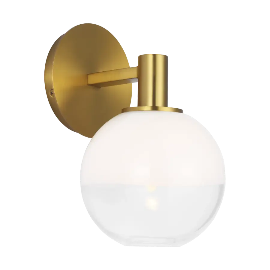 Torian Small Sconce in Burnished Brass - Image 1