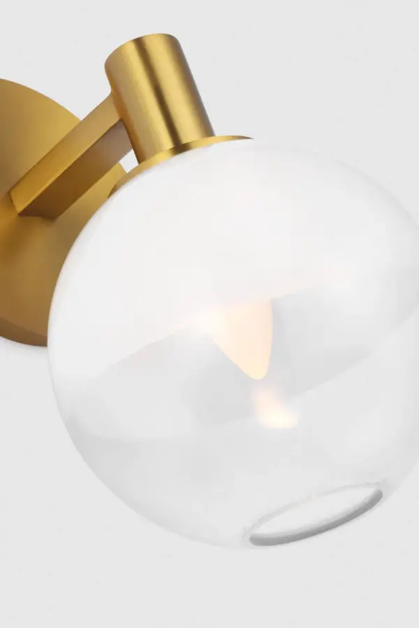 Torian Small Sconce in Burnished Brass - Image 5
