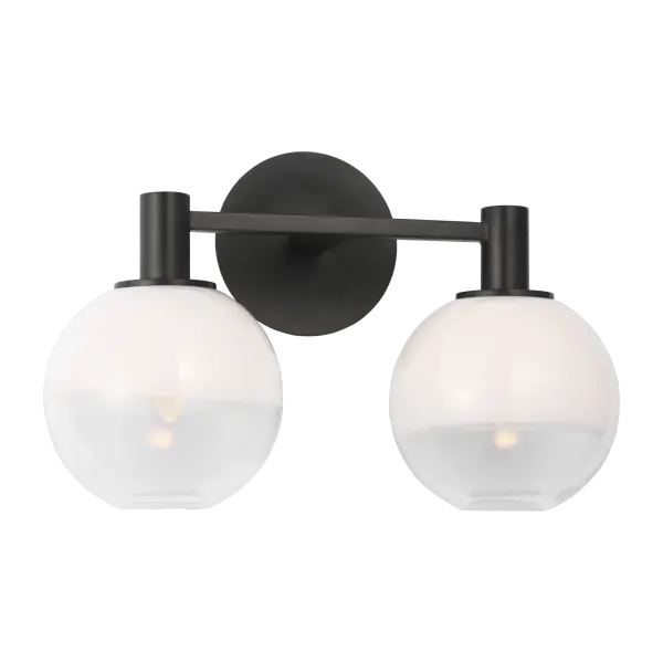 Torian 2-Light Vanity in Aged Iron - Image 3