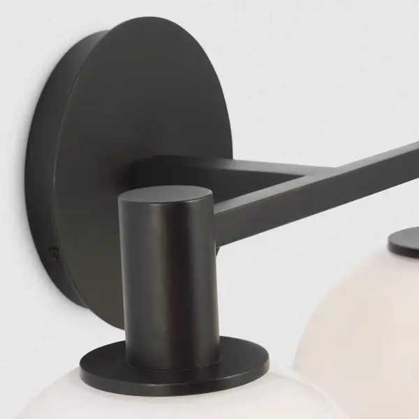 Torian 2-Light Vanity in Aged Iron - Image 9