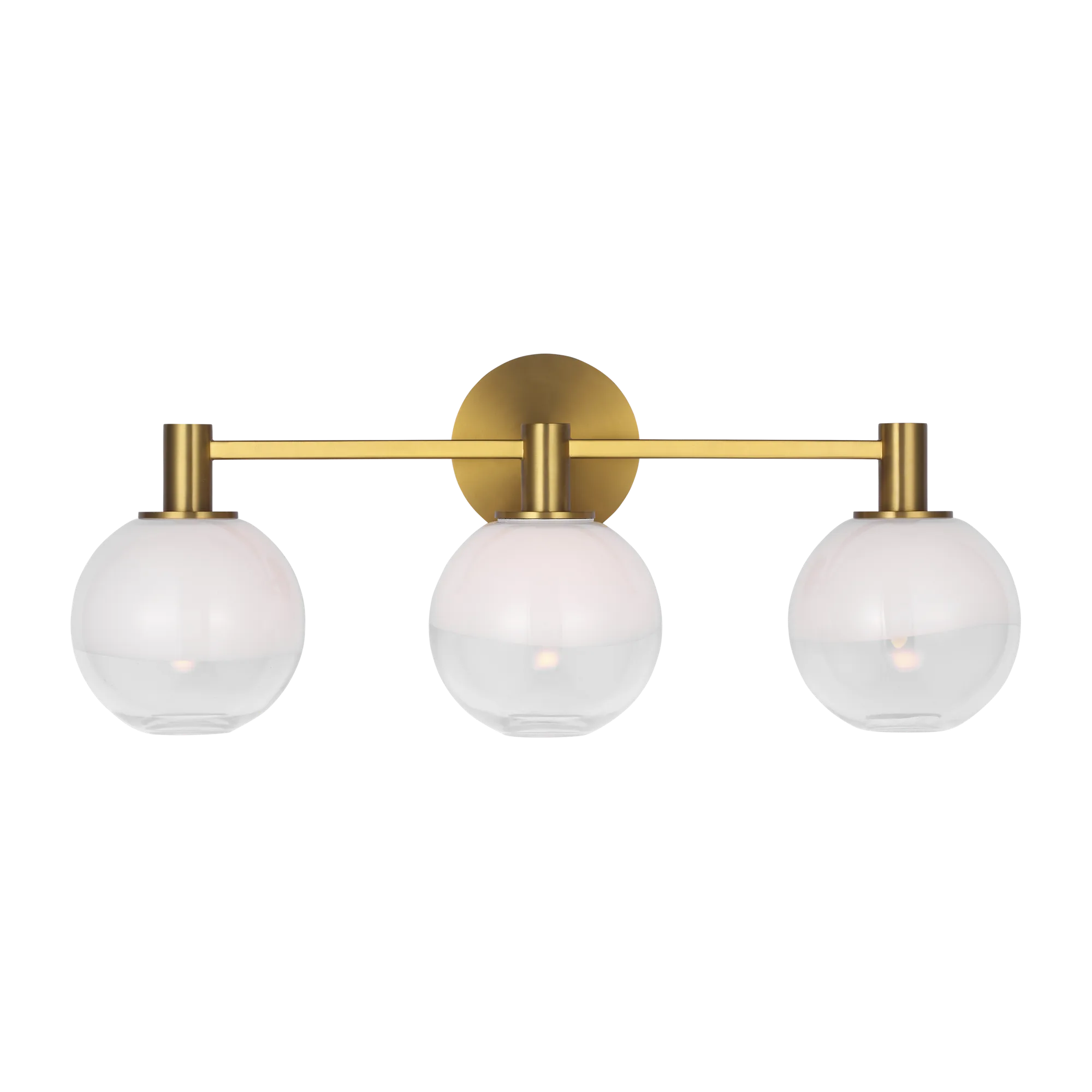 Torian 3-Light Vanity in Burnished Brass