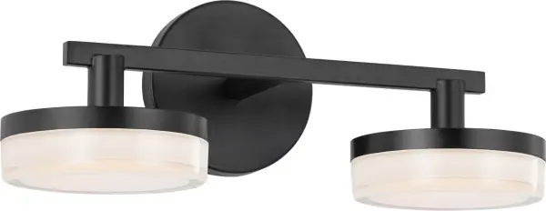 Khan 2-Light Vanity Sconce in Aged Iron - Image 4
