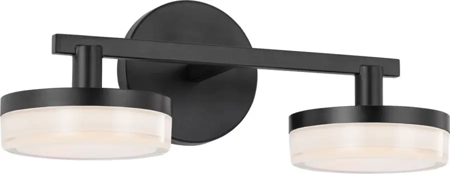 Khan 2-Light Vanity Sconce in Aged Iron - Image 4