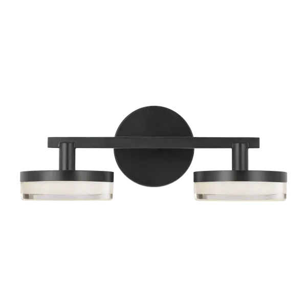 Khan 2-Light Vanity Sconce in Aged Iron - Image 5