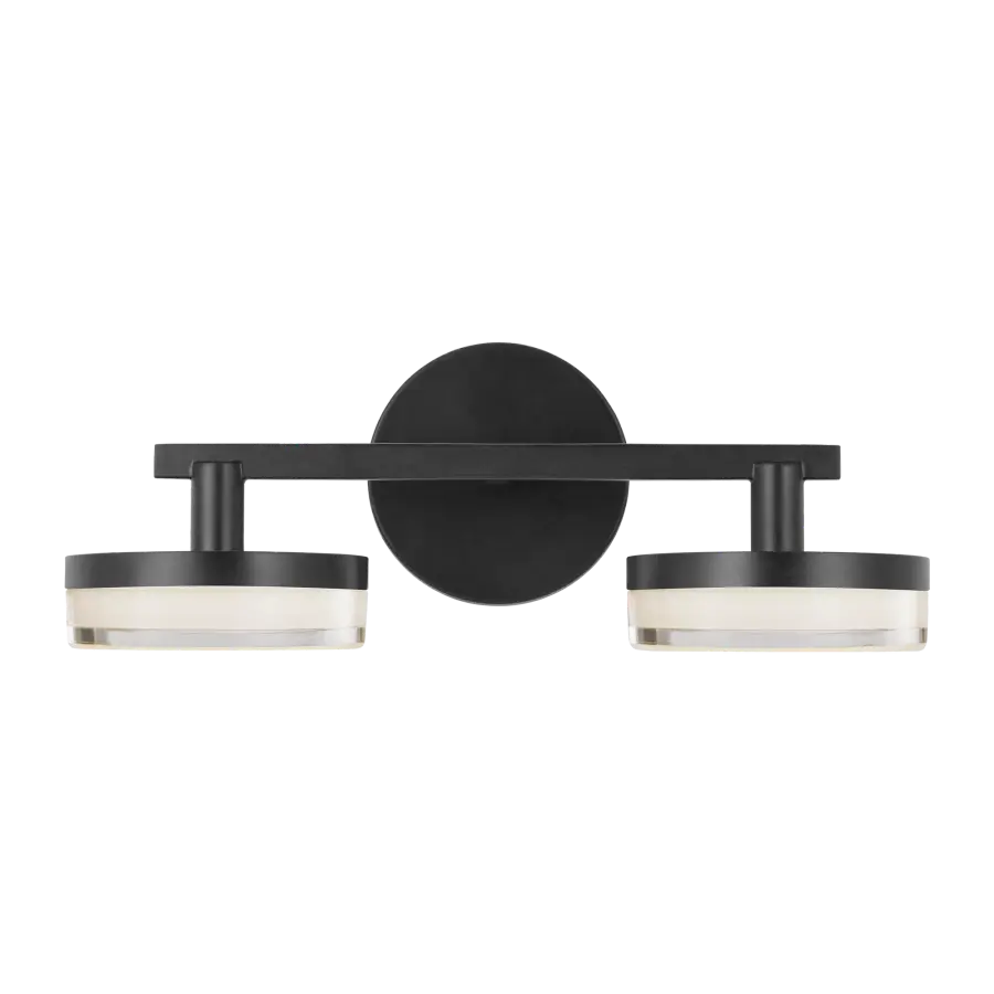 Khan 2-Light Vanity Sconce in Aged Iron - Image 5