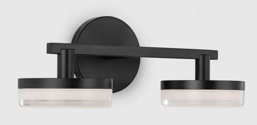 Khan 2-Light Vanity Sconce in Aged Iron - Image 10