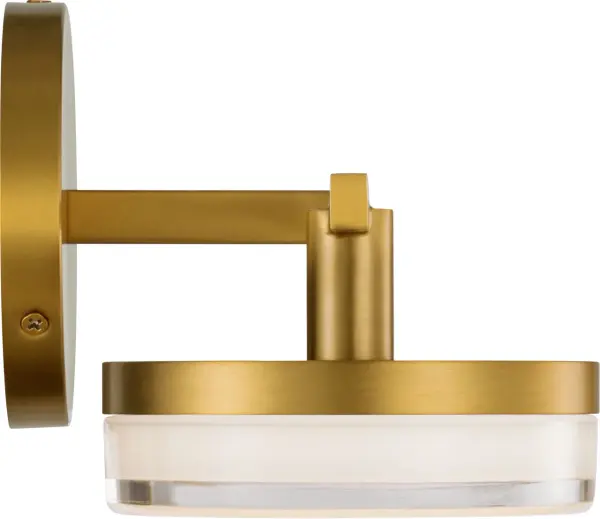 Khan 2-Light Vanity Sconce in Burnished Brass - Image 4