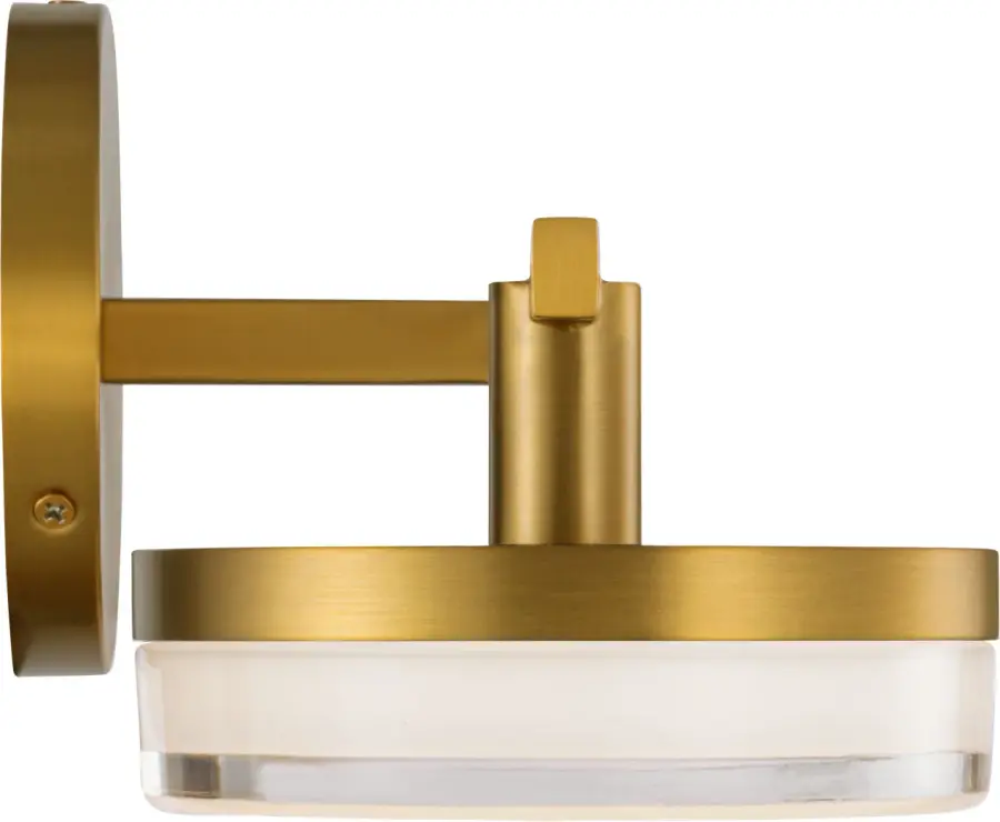 Khan Large Vanity Sconce in Burnished Brass - Image 4