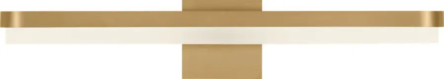 Ismay 27" Bath Vanity Light in Burnished Brass - Image 2
