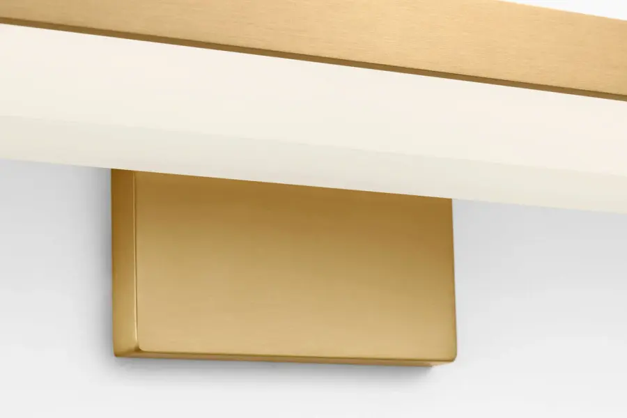 Ismay 27" Bath Vanity Light in Burnished Brass - Image 4